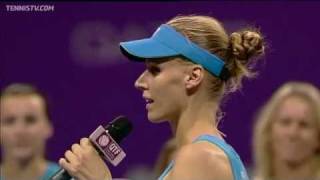 Dementieva retirement speech [upl. by Chlores]