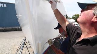 How to easily roll and tip topside paint on your boat [upl. by Guthry788]