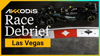 Battle for P2 Going Down to the Wire  2023 Las Vegas GP Akkodis F1 Race Debrief [upl. by De Witt]