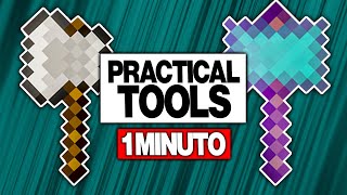 Practical Tools en 1 Minuto  Mod de Herramientas Mejoradas ⛏ [upl. by Mcgee]