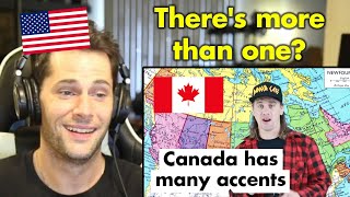 American Reacts to Canadas Different Accents [upl. by Othelia]