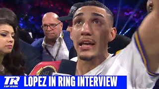 Teofimo Lopez Calls for Loma Fight after Highlight Reel KO Victory [upl. by Asirahc175]