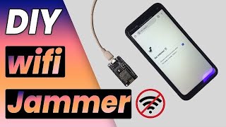 How to make WiFi jammer at home  ESP8266  PowerPedia [upl. by Kelson]