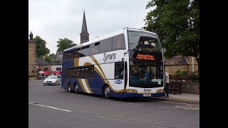 Tyrers Coaches  Optare Olympus triaxle TYR 25R PN09 OKA ride to Bakewell [upl. by Oramlub592]