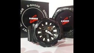 Casio Gshock Glide watch GAX100B1A unboxing and review mod no5484 5485 and G677 [upl. by Ranchod]