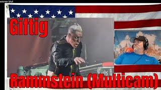 Giftig  Rammstein Multicam  2023  REACTION  LIVE SHOW [upl. by Ahsurej957]