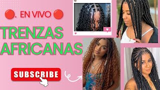 ✅COMO HACER TRENZAS AFRICANAS SIN EXTENSIONES 💖💖 [upl. by Eellac]