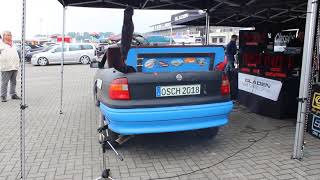 SPL Classics Opel Astra F 1401dB Auspuff DB Messung Opeltreffen Oschersleben 2018 [upl. by Niotna]