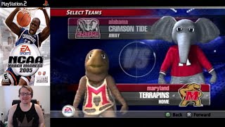 March Mascot Madness IV A Champion Is Crowned  NCAA March Madness 2005 Gameplay [upl. by Oigaib]