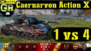 World of Tanks Caernarvon Action X Replay  10 Kills 59K DMGPatch 170 [upl. by Attegroeg]