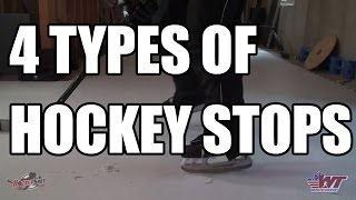 4 Types of Hockey Stops [upl. by Merridie]