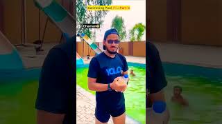 Chota bhai in swimming pool 🔥😂indian family shorts indian relatable swimming [upl. by Audwin]