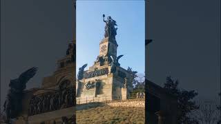 Niederwalddenkmal  Cultural landmark in Rüdesheim am Rhein Germany [upl. by Anbul]