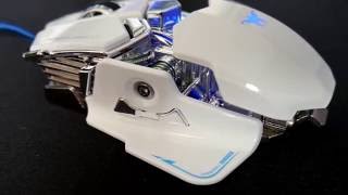 Is It Really Worth It Combaterwing 4800 DPI White RGB Gaming Mouse Review Mad Catz KnockOff [upl. by Aitnas882]