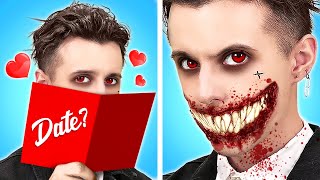 I Fell in LOVE with a VAMPIRE My CRUSH wants to Kill me Spooky Halloween Story by La La Life [upl. by Kalk]