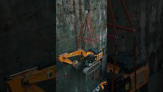 Craning two excavators out from over 100ft deep [upl. by Nothgiel]