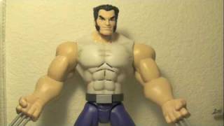 Xmen Origins Wolverine Slashing Action Wolverine Talking Movie Figure Toy Review [upl. by Akiraa]