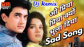 Dj Sad Mix  O Priya Priya Kyon Bhula Diya  Dil  Hindi Dj Song  Old Is Gold  ShriSantRitz [upl. by Nasaj16]