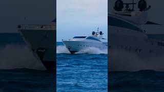 One of our favorites at the Haulover Inlet the Leopard luxury power yacht named quotUWISHquot [upl. by Cirone]