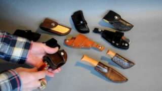 Northern Leather Handmade Knife Sheaths [upl. by Anazraf569]