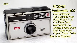 KODAK quotFirstquot Instamatic 100 1963 [upl. by Adianes]