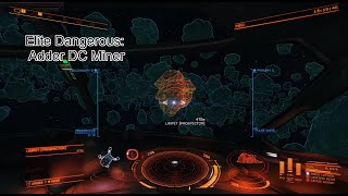 Elite Dangerous 10 million credit per run Deep core mining Adder build [upl. by Ytissac]