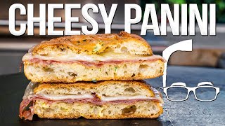 EASY CHEESY PANINI RECIPE WITHOUT A PRESS  SAM THE COOKING GUY 4K [upl. by Yankee]