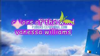 Colors Of The Wind karaoke vanessa williams [upl. by Neevan365]