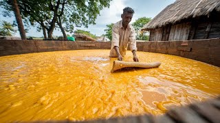 Behind the scenes of Organic Sugar Factory in Village [upl. by Bedwell776]