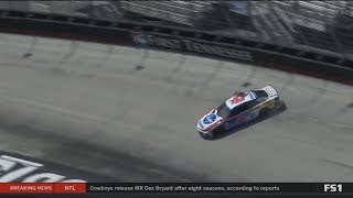 Monster Energy NASCAR Cup Series 2018 FP1 Bristol Motor Speedway A J Allmendinger Spins [upl. by Hyacinth162]