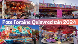 Fête foraine de Quiévrechain 59 2024 [upl. by Nylhsa]