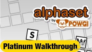 Alphaset By Powgi  PLATINUM Walkthrough  CHEAP EASY PLATINUM [upl. by Marjory144]