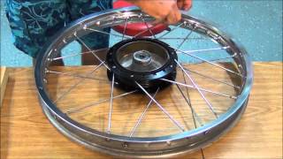 How to Lace a Motorcycle Wheel [upl. by Ajit]