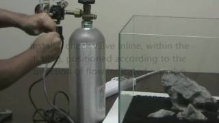 How to Install Complete CO2 System  CO2 regulator and cylinder installation for nature aquarium [upl. by Oinotnas588]