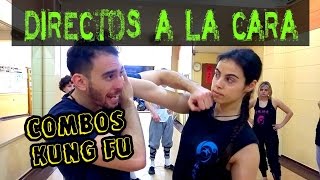 DEFIENDETE DE UN PUÑO DIRECTO A LA CARA  KUNG FU en Madrid Escuela Huwei [upl. by Latvina]