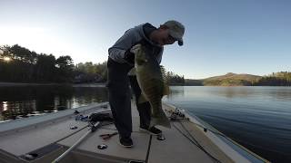 Lake Glenville Fishing Guide Giant NC Mountain Smallmouth [upl. by Cohlette]