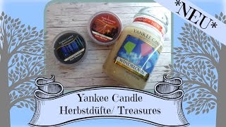 Yankee Candle neue HerbstdüfteTreasures ab 17  Review [upl. by Dorion]