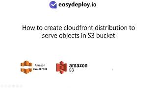 Step by Step  How to create CloudFront distribution to serve objects in the S3 bucket [upl. by Nnylakcaj]