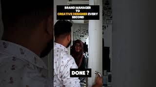 Brand manager to creative designer every now and then [upl. by Noizneb]