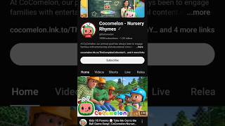 Cocomelon Nursery Rhymes Kids Music Channel Hit 183M Subscribers kidssong shorts [upl. by Roice]