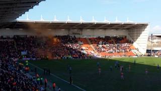 Blackpool FC homecoming v Southend goal celebration [upl. by Colon]