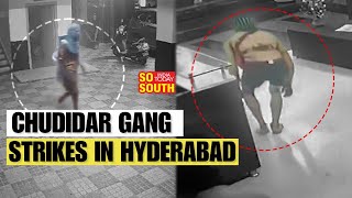 Chudidar Gang Strikes Hyderabad Men in Disguise Caught on CCTV  SoSouth [upl. by Carnay836]