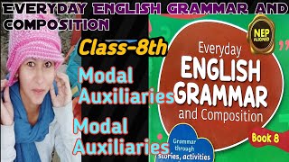 Class8th Modal AuxiliariesEveryday English grammar solution new nep english everyday class8 [upl. by Obel92]