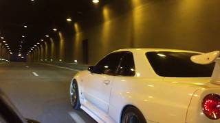 Nissan Skyline GTR R34 Turbo sound [upl. by Trela]