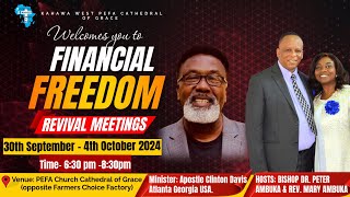 FINANCIAL FREEDOM REVIVAL MEETING  APOSTLE CLINTON DAVIS  1ST DAY  30TH SEPTEMBER 2024 [upl. by Yancy]