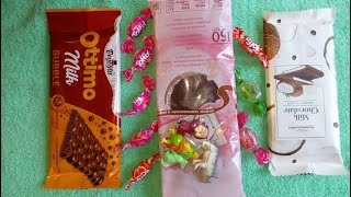 ASMR Unpacking aerated chocolate bar 👯 😀 [upl. by Krasnoff]