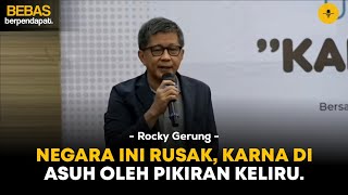 NEGARA INI SUDAH TIDAK MASUK AKAL  kuliah umum bersama rocky gerung [upl. by Eyllek]