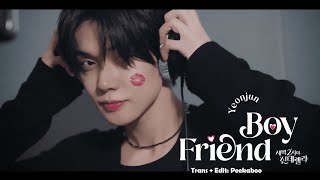 Boyfriend  Yeonjun TXT  Lyrics  Vietsub  Peekaboo [upl. by Neelear]