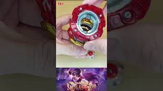 Guinevere quotAthena Asamiyaquot KOF Skin Mobile Legends Beyblade Burst Combo shorts [upl. by Redliw]