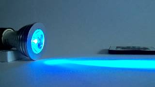 Colour changing GU10 RGB LED spot light [upl. by Leigh]